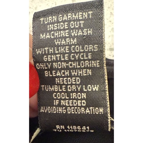 Lane Bryant Womens One Shoulder Black Ruffled Sequin Trim Tank Top Size 20 Party - Picture 5 of 6